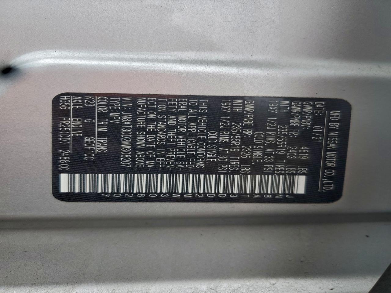 Nissan Rogue Platinum Image 7