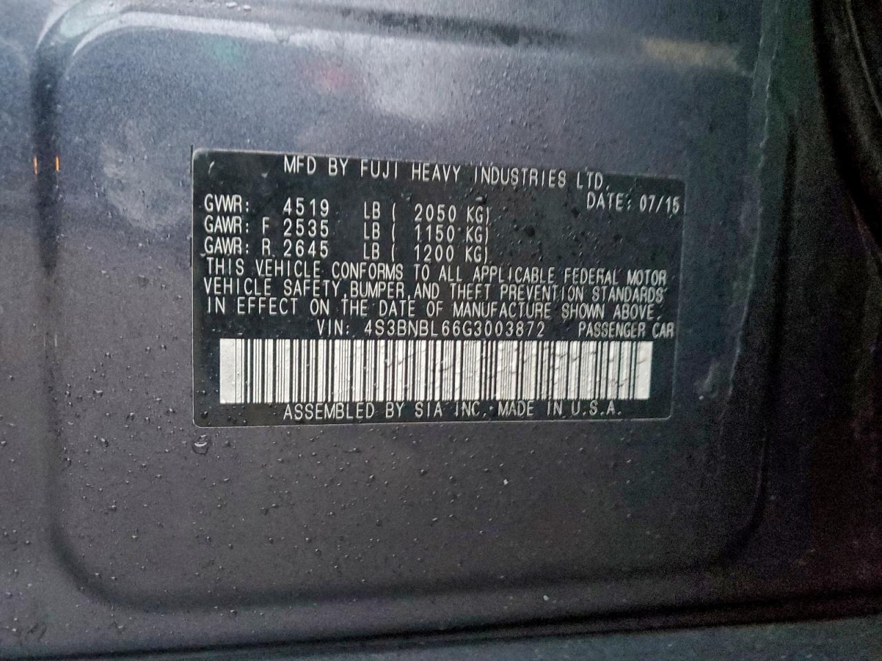 Subaru Legacy 2.5i Limited Image 7