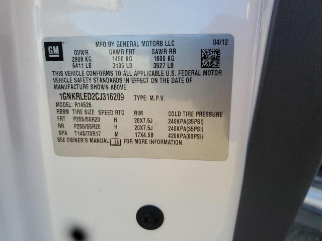 Chevrolet Traverse Ltz Image 10