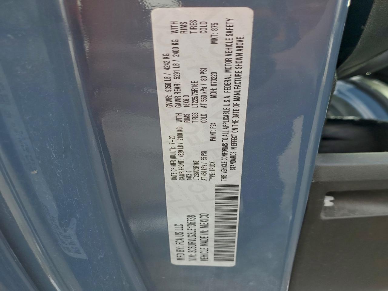 Ram Promaster 3500 High Image 10