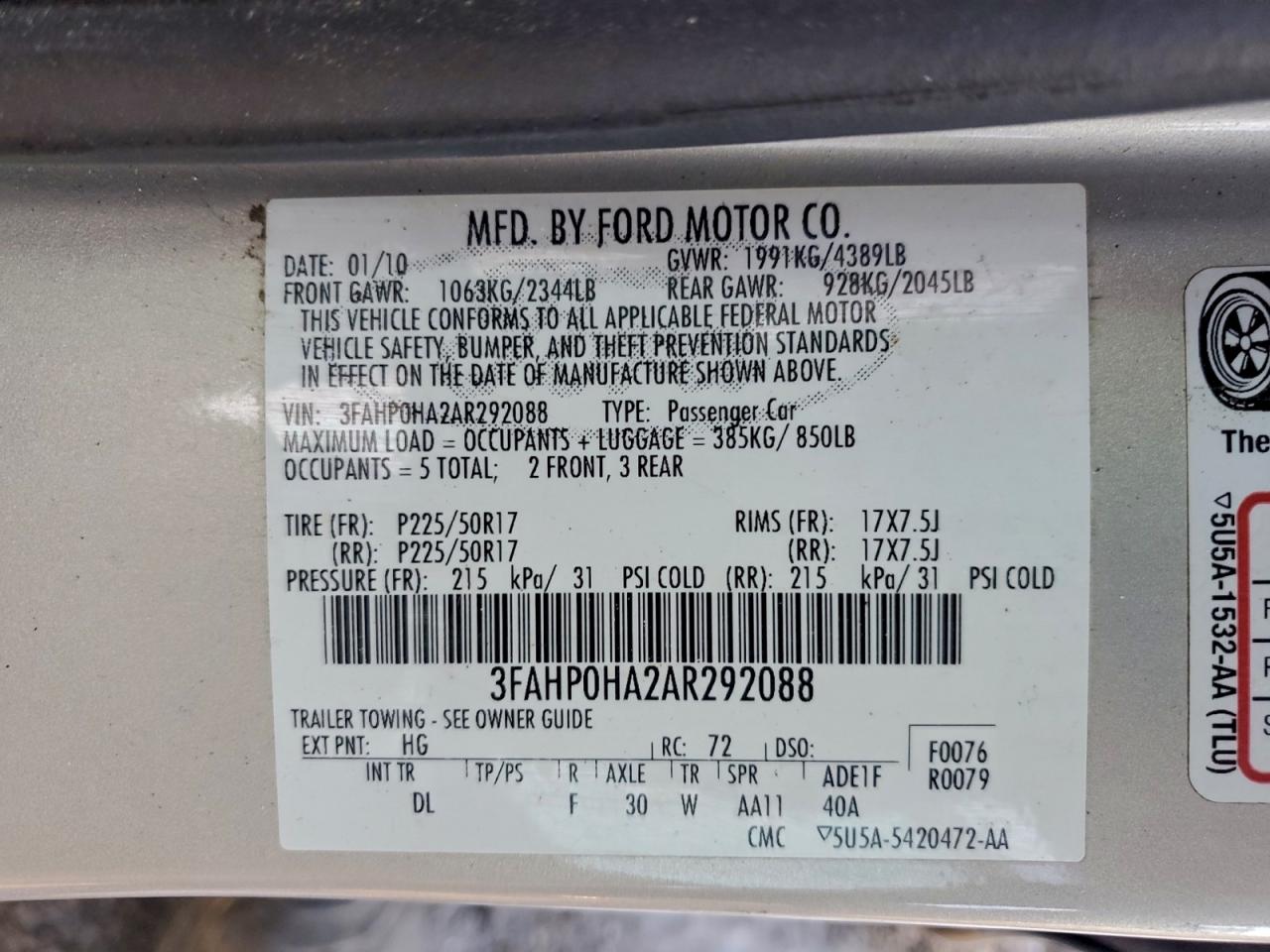 Ford Fusion Se Image 4