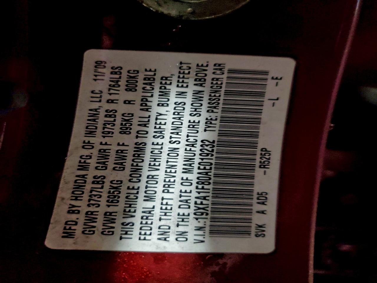 Honda Civic Ex Image 12