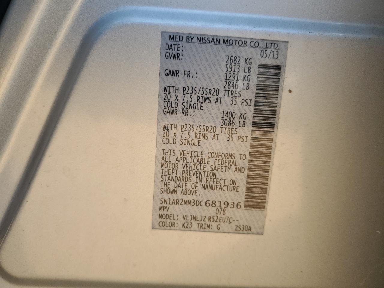 Nissan Pathfinder S Image 7