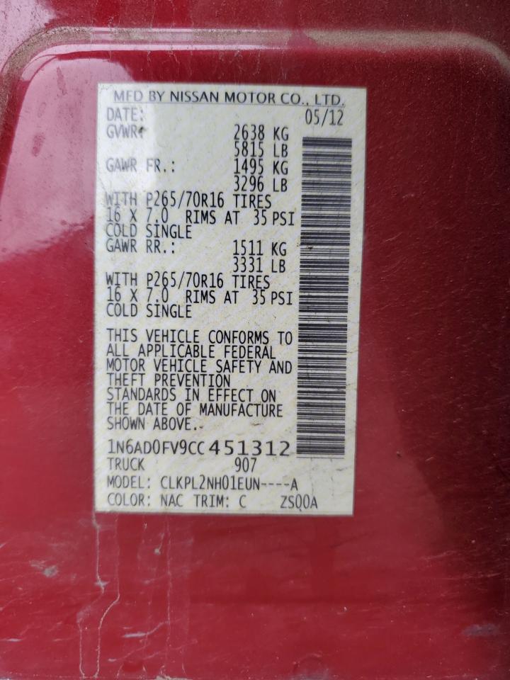 Nissan Frontier Sv Image 7