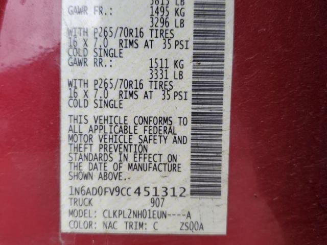 Nissan Frontier Sv Image 7