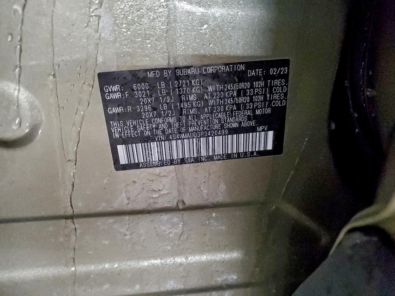 Subaru Ascent Limited Image 8