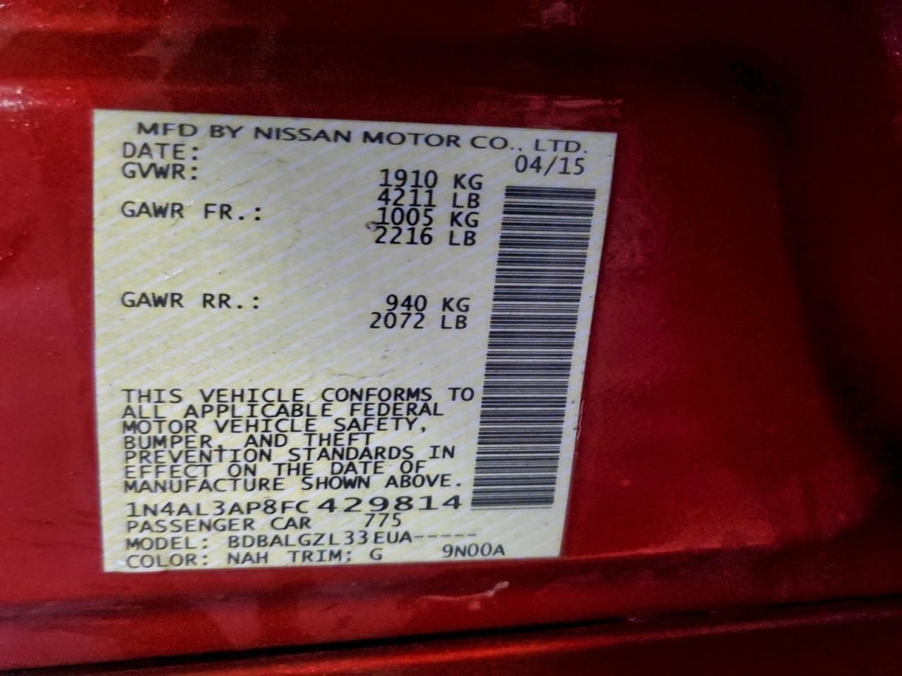 Nissan Altima 2.5 Image 11