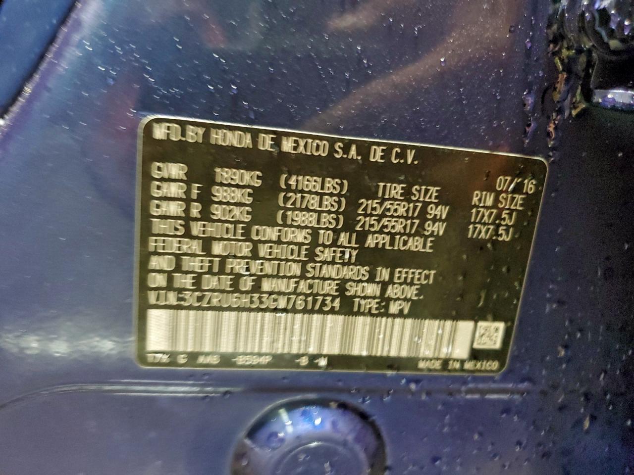 Honda HR-V Lx Image 7