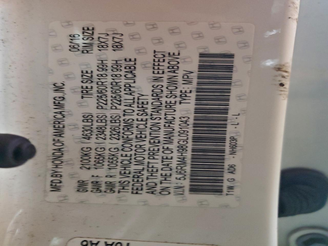 Honda Crv Touring Image 7